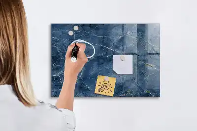 Magnetinė sauso valymo lenta elegantiško marmuro rašto