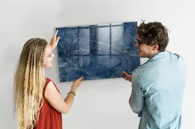 Magnetinė sauso valymo lenta elegantiško marmuro rašto