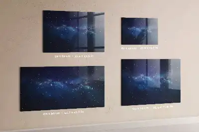 Magnetinė rašymo lenta tamsus dangus ir žvaigždės
