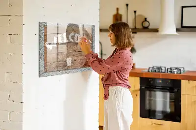 Magnetinė rašymo lenta sveikinimo lenta