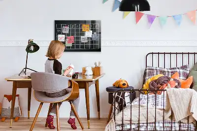 Magnetinė lenta sauso valymo pamokų tvarkaraštis