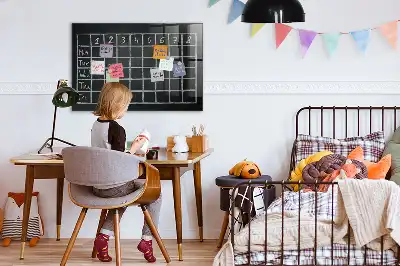 Magnetinė lenta sauso valymo pamokų tvarkaraštis