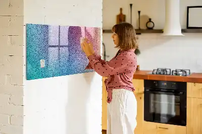 Magnetinė rašymo lenta su gradientiniu raštu