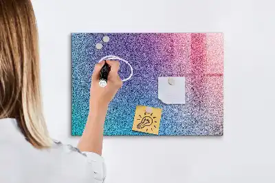 Magnetinė rašymo lenta su gradientiniu raštu