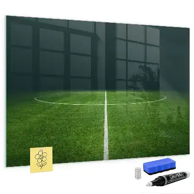 Magnetinė lenta sausam valymui futbolo aikštės dizainas