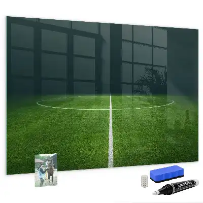 Magnetinė lenta sausam valymui futbolo aikštės dizainas