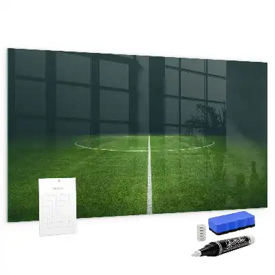 Magnetinė lenta sausam valymui futbolo aikštės dizainas
