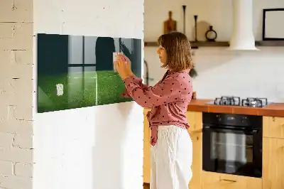 Magnetinė lenta sausam valymui futbolo aikštės dizainas