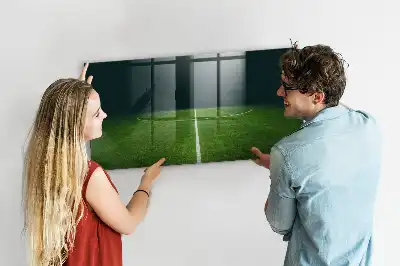 Magnetinė lenta sausam valymui futbolo aikštės dizainas