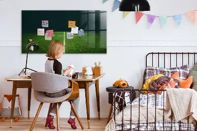 Magnetinė lenta sausam valymui futbolo aikštės dizainas