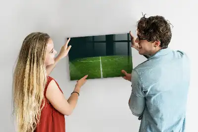 Magnetinė lenta sausam valymui futbolo aikštės dizainas