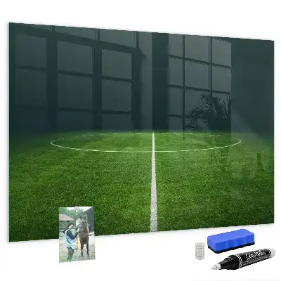 Magnetinė lenta sausam valymui futbolo aikštės dizainas