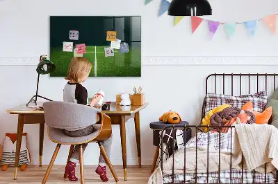 Magnetinė lenta sausam valymui futbolo aikštės dizainas