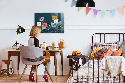 Magnetinė rašymo lenta kalnų eskizo dizainas