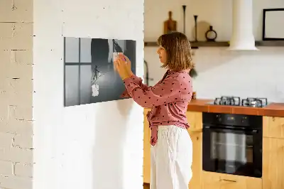Magnetinė rašymo lenta su žygeivio tamsoje dizainu
