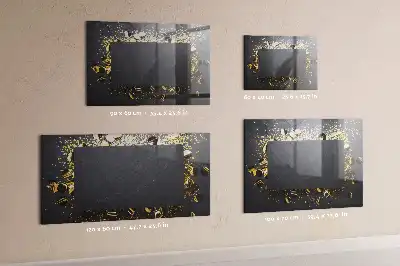 Magnetinė rašymo lenta auksiniais konfeti raštais