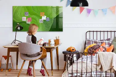 Magnetinė sauso valymo lenta šiuolaikinių bangų dizaino
