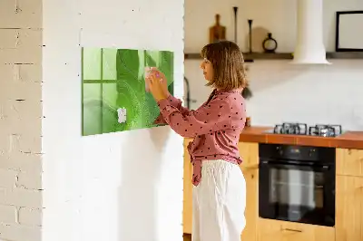 Magnetinė sauso valymo lenta šiuolaikinių bangų dizaino