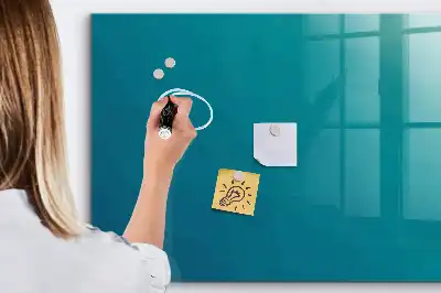 Magnetinė sauso valymo lenta su jūros abstrakcijos motyvu