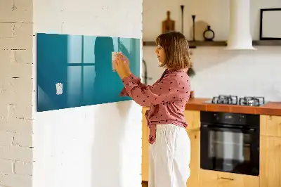 Magnetinė sauso valymo lenta su jūros abstrakcijos motyvu