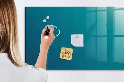 Magnetinė sauso valymo lenta su jūros abstrakcijos motyvu
