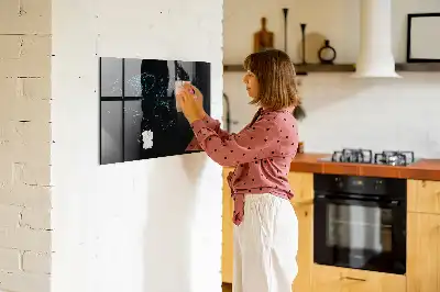 Magnetinė lenta pasaulio žemėlapio kontūras sausam valymui