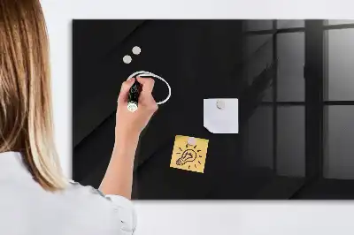 Magnetinė sauso valymo lenta tamsaus sienos rašto