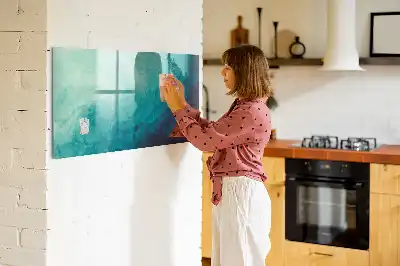 Magnetinė rašymo lenta gylio abstrakcijos raštas