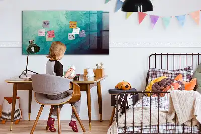 Magnetinė rašymo lenta gylio abstrakcijos raštas