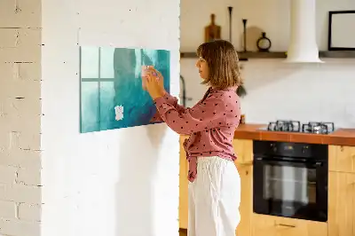Magnetinė rašymo lenta gylio abstrakcijos raštas