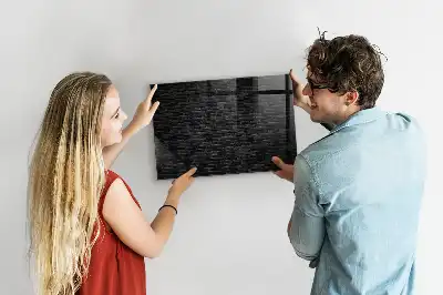Magnetinė sauso valymo lenta tamsi plytų sienos imitacija