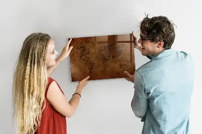 Magnetinė rašymo lenta žemėlapis su šalių pavadinimais