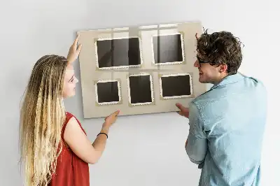 Magnetinė rašymo lenta su retro stiliaus rėmeliais
