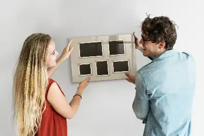 Magnetinė rašymo lenta su retro stiliaus rėmeliais