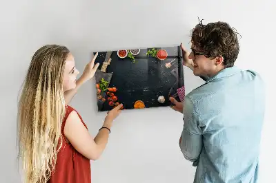 Magnetinė rašymo lenta virtuvės reikmenims