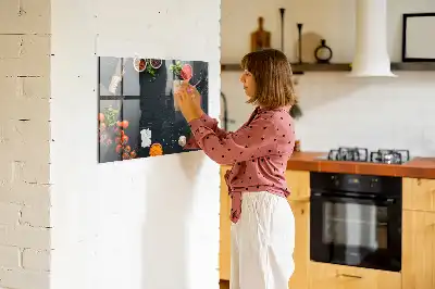 Magnetinė rašymo lenta virtuvės reikmenims
