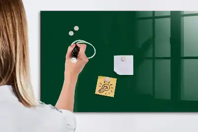 Magnetinė rašymo lenta butelinės žalios spalvos