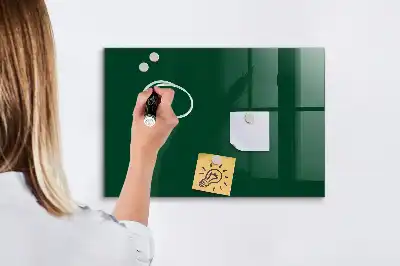 Magnetinė rašymo lenta butelinės žalios spalvos