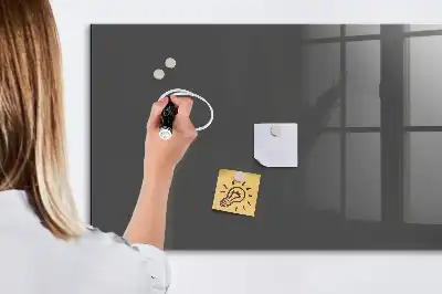 Magnetinė sauso valymo lenta pilkos spalvos