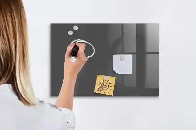 Magnetinė sauso valymo lenta pilkos spalvos