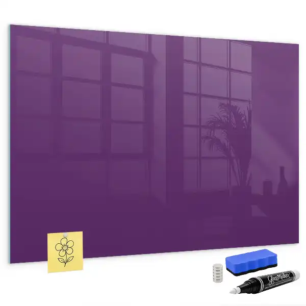 Magnetinė rašymo lenta violetinės spalvos