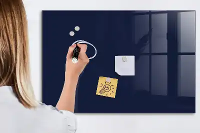 Magnetinė lenta sausam valymui tamsiai mėlyna