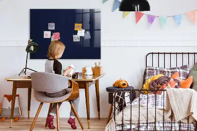 Magnetinė lenta sausam valymui tamsiai mėlyna