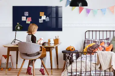 Magnetinė lenta sausam valymui tamsiai mėlyna