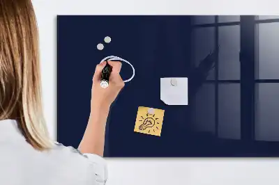Magnetinė lenta sausam valymui tamsiai mėlyna