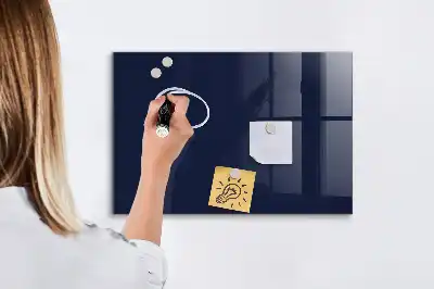 Magnetinė lenta sausam valymui tamsiai mėlyna