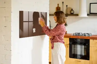 Magnetinė sauso valymo lenta ruda