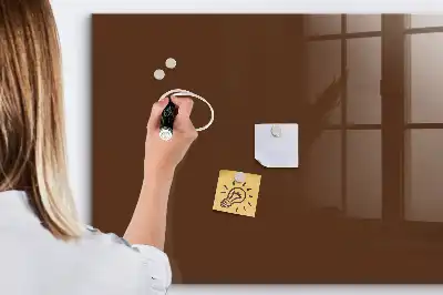 Magnetinė sauso valymo lenta ruda