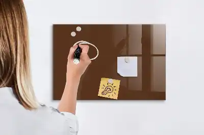 Magnetinė sauso valymo lenta ruda