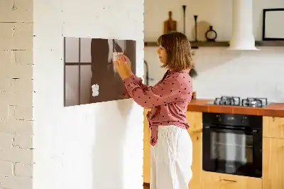 Magnetinė sauso valymo lenta ruda